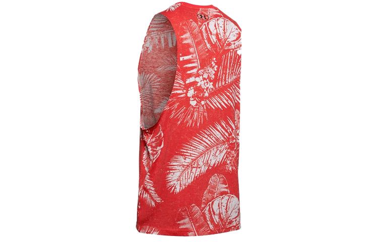 Under Armour Project Rock Aloha Camo Tank Top 'Red' 1351590-608 sold by KicksCrew product image thumbnail 2