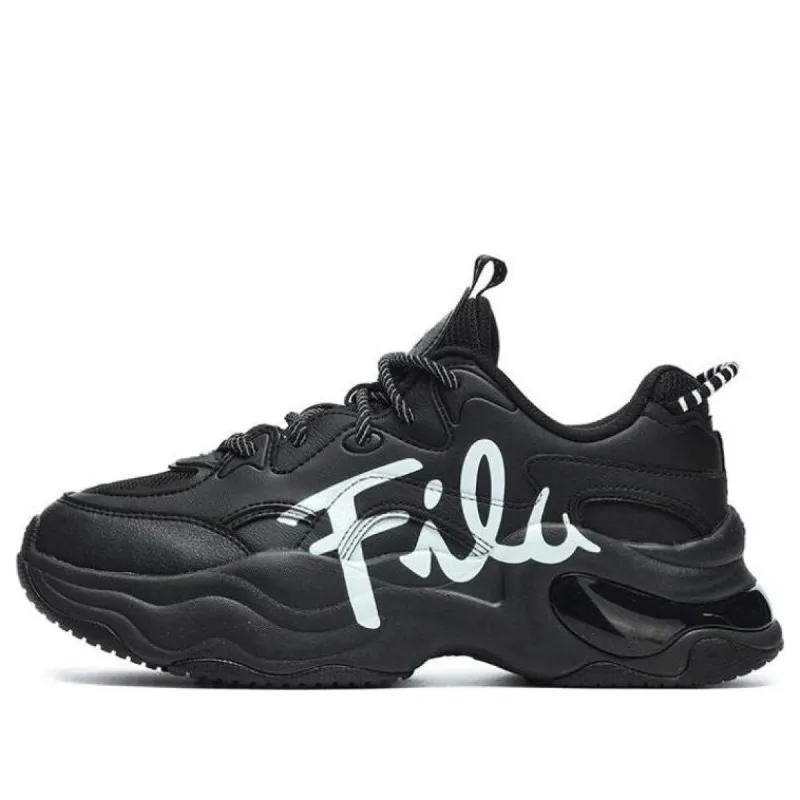 (WMNS) FILA FUSION Marathon Running Shoes 'Black White' T12W231304FBW sold by KicksCrew