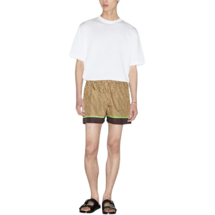 Gucci Allover Gucci Print Nylon Swim Shorts 'Beige Ebony' 791101-XHAJO-2270 sold by KicksCrew product image thumbnail 2