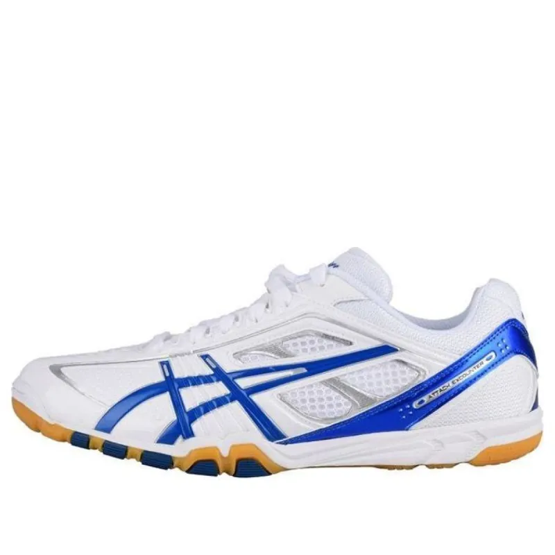 Asics Attack Excounter 327 'White Electric Blue' 1073A060-101 sold by KicksCrew