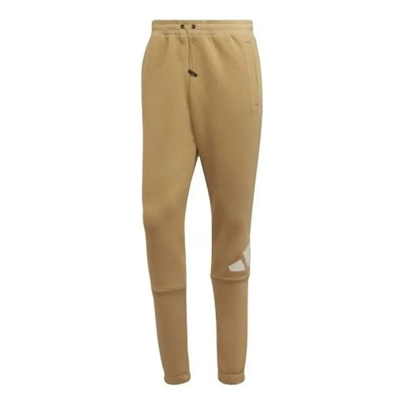 adidas Logo Printed Track Pants 'Tan' HI1183 sold by KicksCrew