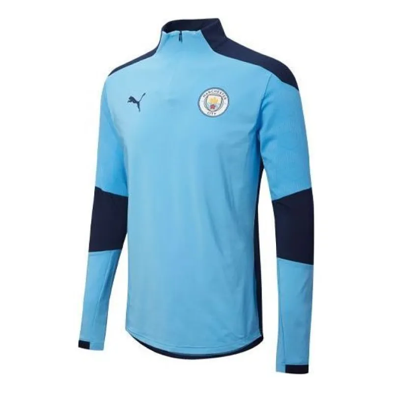Puma Manchester City 1/4 Zip Training Shirt 'Blue' 757905-01 sold by KicksCrew