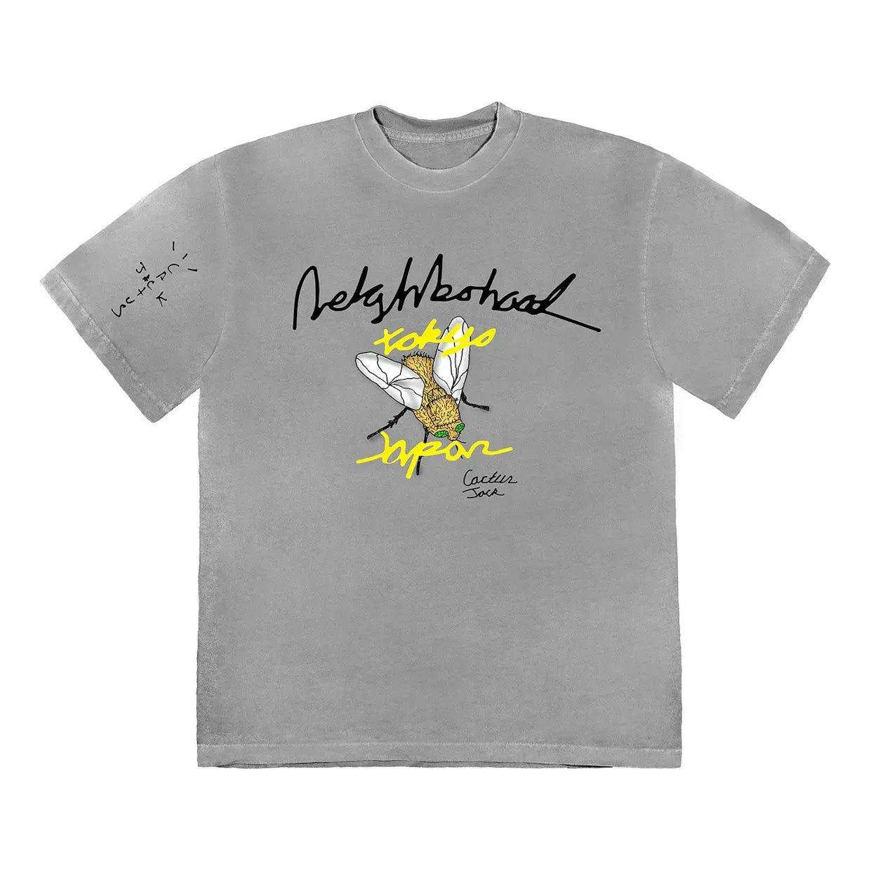 Travis Scott Cactus Jack X Neighborhood Carousel T-Shirt 'Grey' TC-384 sold by KicksCrew product image thumbnail 2