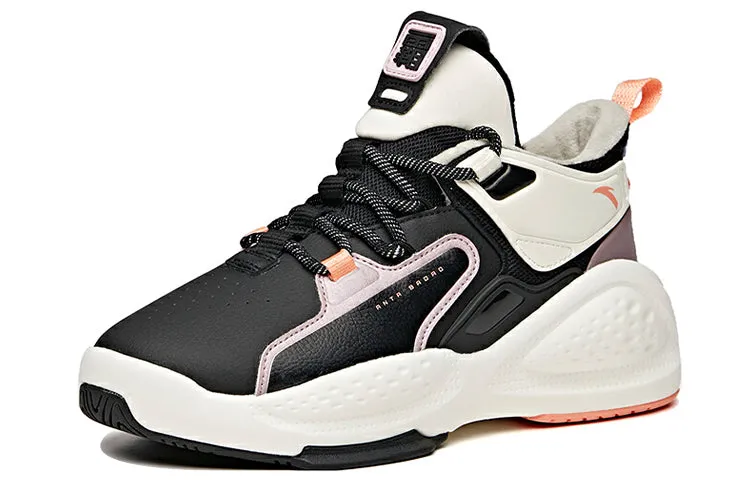 (WMNS) ANTA Overbearing Mid-Top 'Black White Pink' 122048903-4 sold by KicksCrew product image thumbnail 2