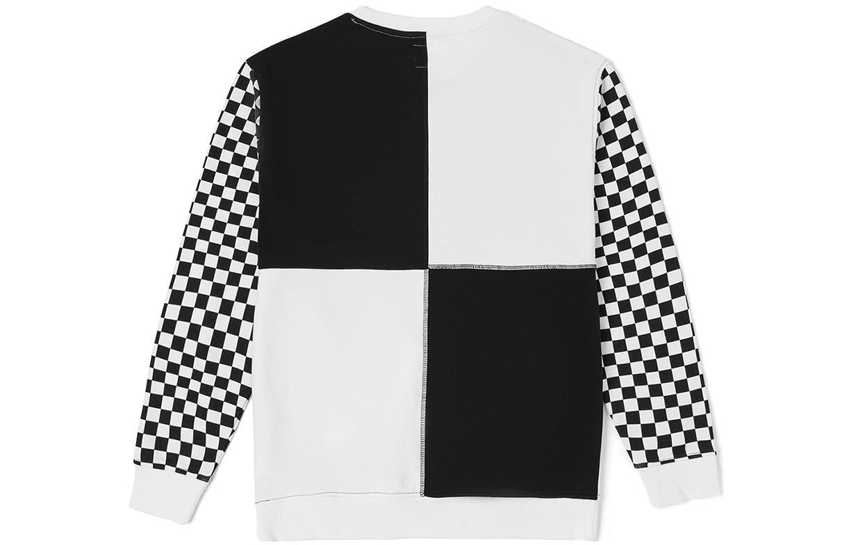 (WMNS) Vans checkerboard Sweatshirt 'White Black' VN0A7YJ3Y28 sold by KicksCrew product image thumbnail 2
