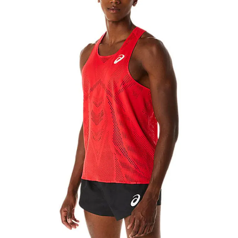 ASICS Actibreeze Jaquard Singlet 'Red' 2091A614-602 sold by KicksCrew product image thumbnail 3