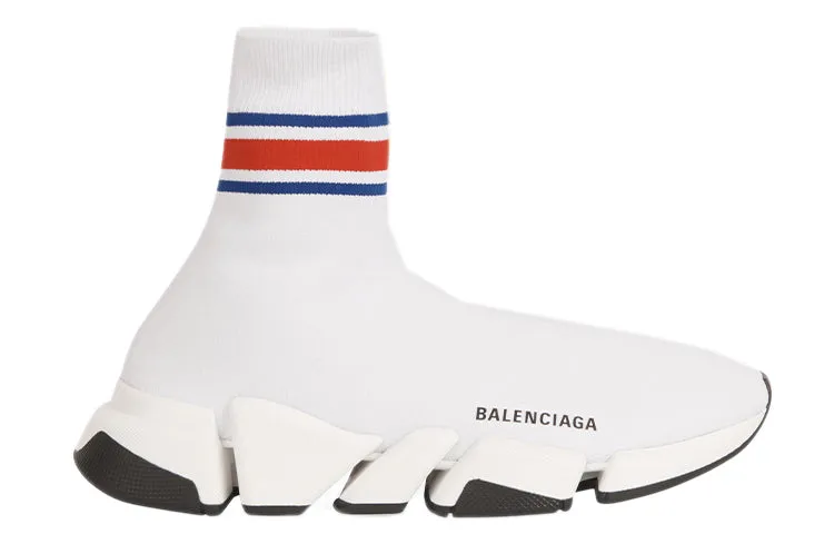 Balenciaga Speed 2.0 Sneakers 'Striped White' 674617W2F609467 sold by KicksCrew product image thumbnail 2