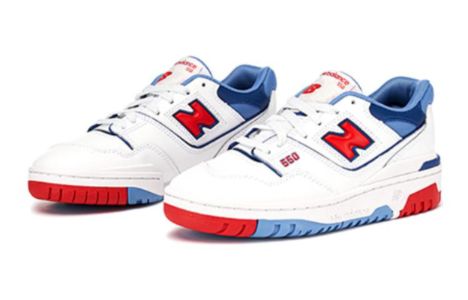(GS) New Balance 550 'White Red Blue' GSB550CH sold by KicksCrew