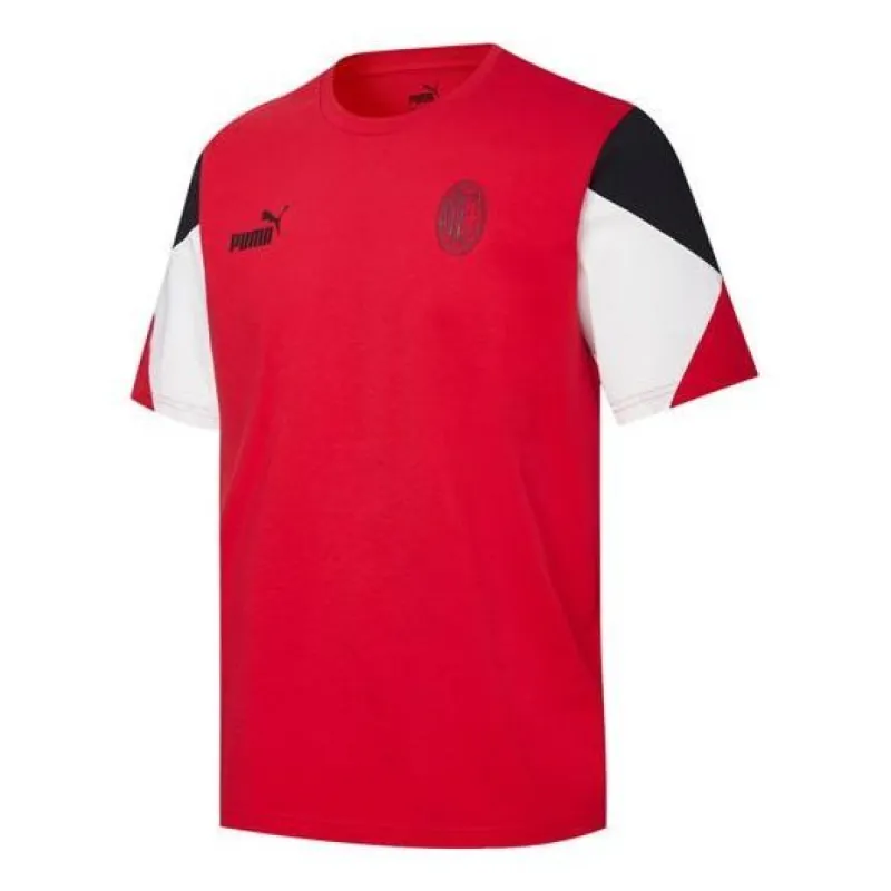 Puma AC Milan Ftbl Culture T-Shirt 'Red' 764359-01 sold by KicksCrew
