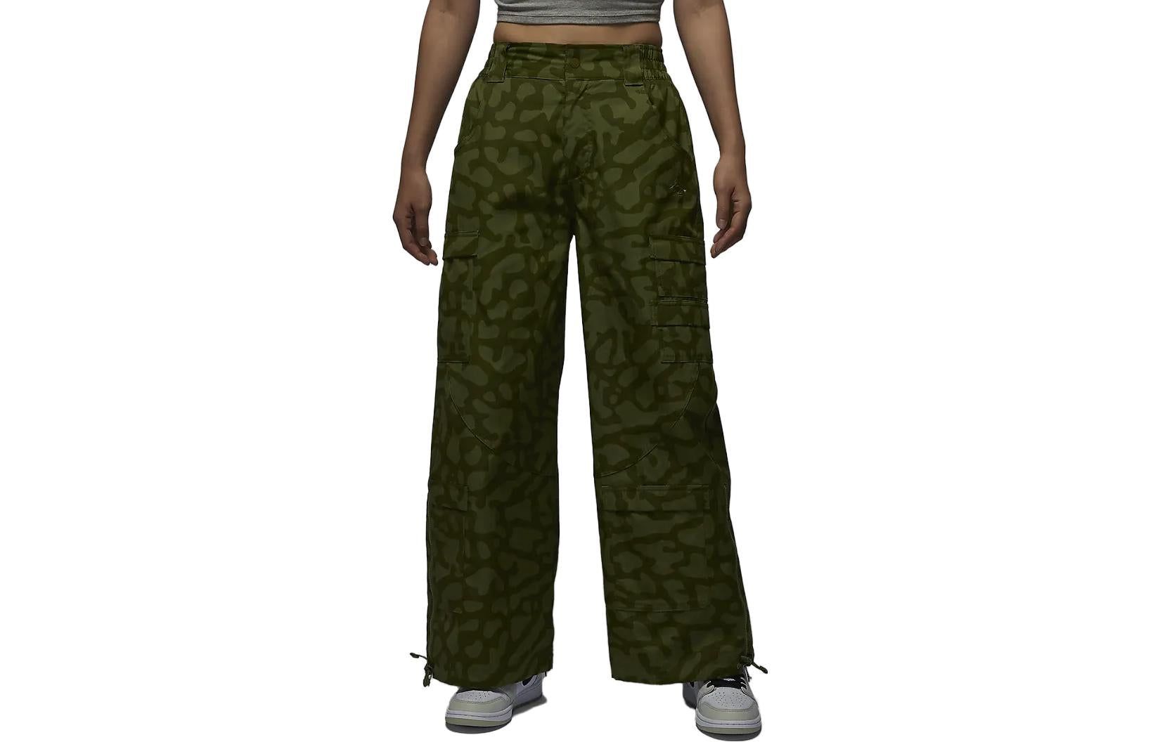 (WMNS) Air Jordan Chicago Pants Asia Sizing 'Light Olive Green' FD7213-340 sold by KicksCrew product image thumbnail 2