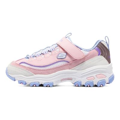 (GS) Skechers D'lites 'Pink Purple White' 302526L-PKBL sold by KicksCrew