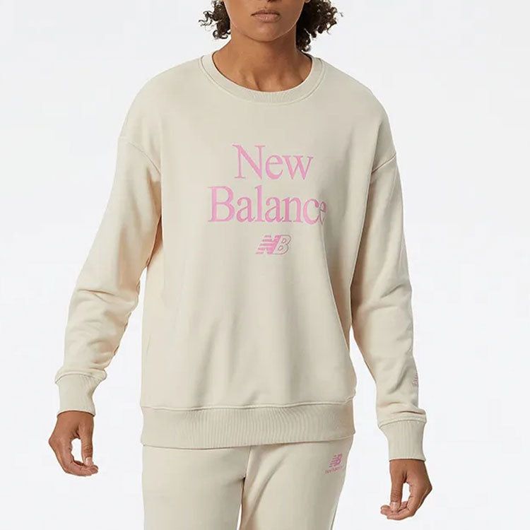 (WMNS) New Balance Essentials Celebrate Fleece Crew 'Calm Taupe' WT21508-CTU sold by KicksCrew product image thumbnail 2