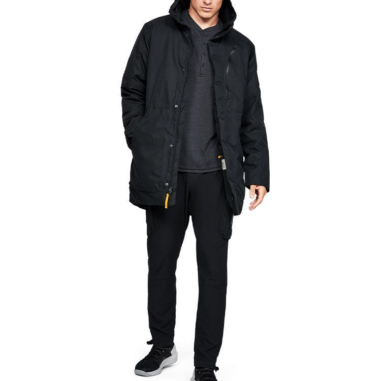 Under Armour Project Rock Unstoppable Waterproof Down Parka 'Black' 1346093-001 sold by KicksCrew product image thumbnail 3