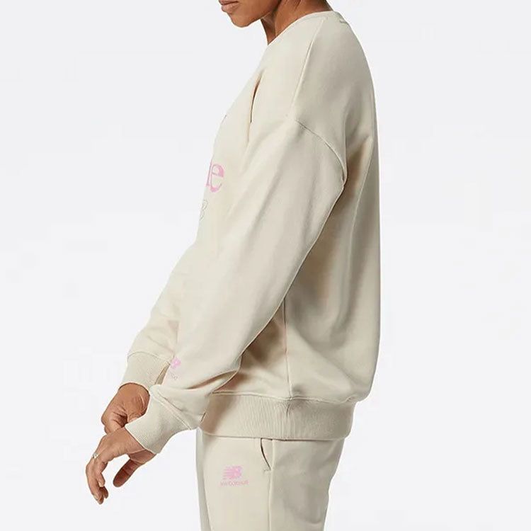 (WMNS) New Balance Essentials Celebrate Fleece Crew 'Calm Taupe' WT21508-CTU sold by KicksCrew product image thumbnail 4