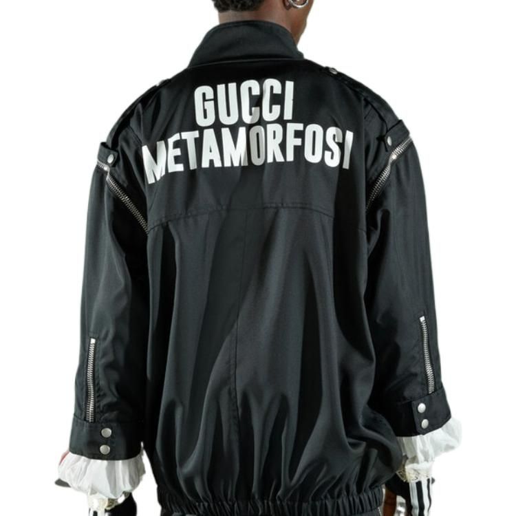 Gucci 'Gucci Metamorfosi' Jacket With Detachable Sleeves 'Black' 714759-ZAHLW-1043 sold by KicksCrew product image thumbnail 2