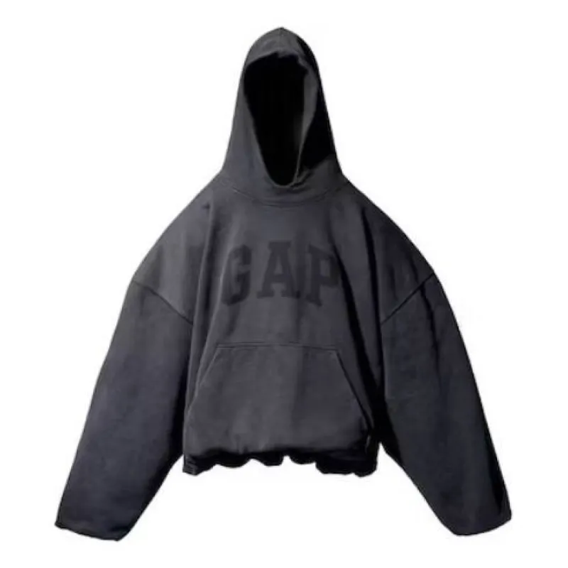 Yeezy Gap Engineered by Balenciaga SS22 Dove Hoodie 'Black' 460551-03 sold by KicksCrew
