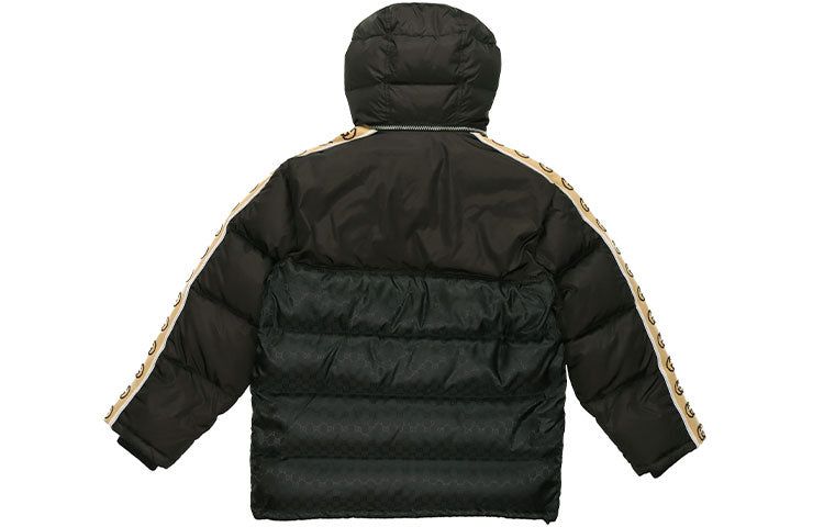 【関税&送料込】Gucci Gucci Embroidered Nylon Padded Parka Gucci GG Nylon Jacquard Padded Coat 'Black' 598725-Z8AFZ