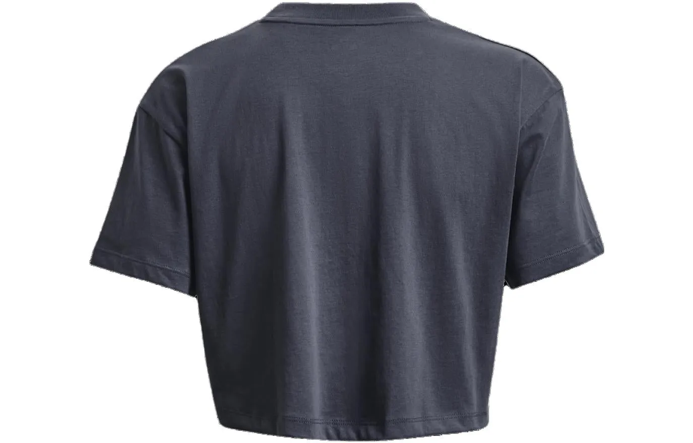 (WMNS) Under Armour Branded Logo Crop T-shirt 'Storm Grey' 1376751-044 sold by KicksCrew product image thumbnail 2