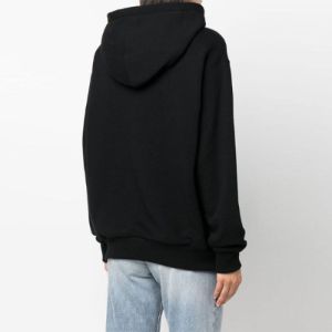 (WMNS) GUCCI Logo Print Cotton Hoodie 'Black' 717427-XJEV6-1082 sold by KicksCrew