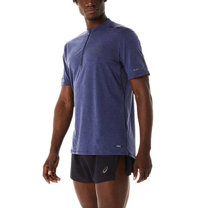 ASICS Metarun 1/2 Zip T-shirt 'Indigo Blue' 2011C831-409 sold by KicksCrew