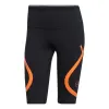 (WMNS) adidas by Stella McCartney TruePace Short Running Tights 'Black Orange' HB6082 sold by KicksCrew