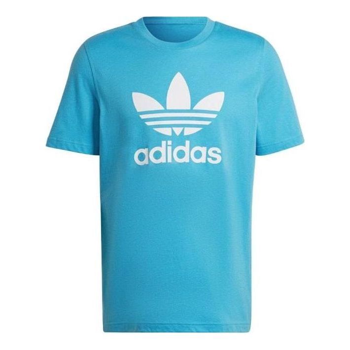 adidas originals Adicolor Classics Trefoil T-shirt 'App Sky Rush' HE9513 sold by KicksCrew