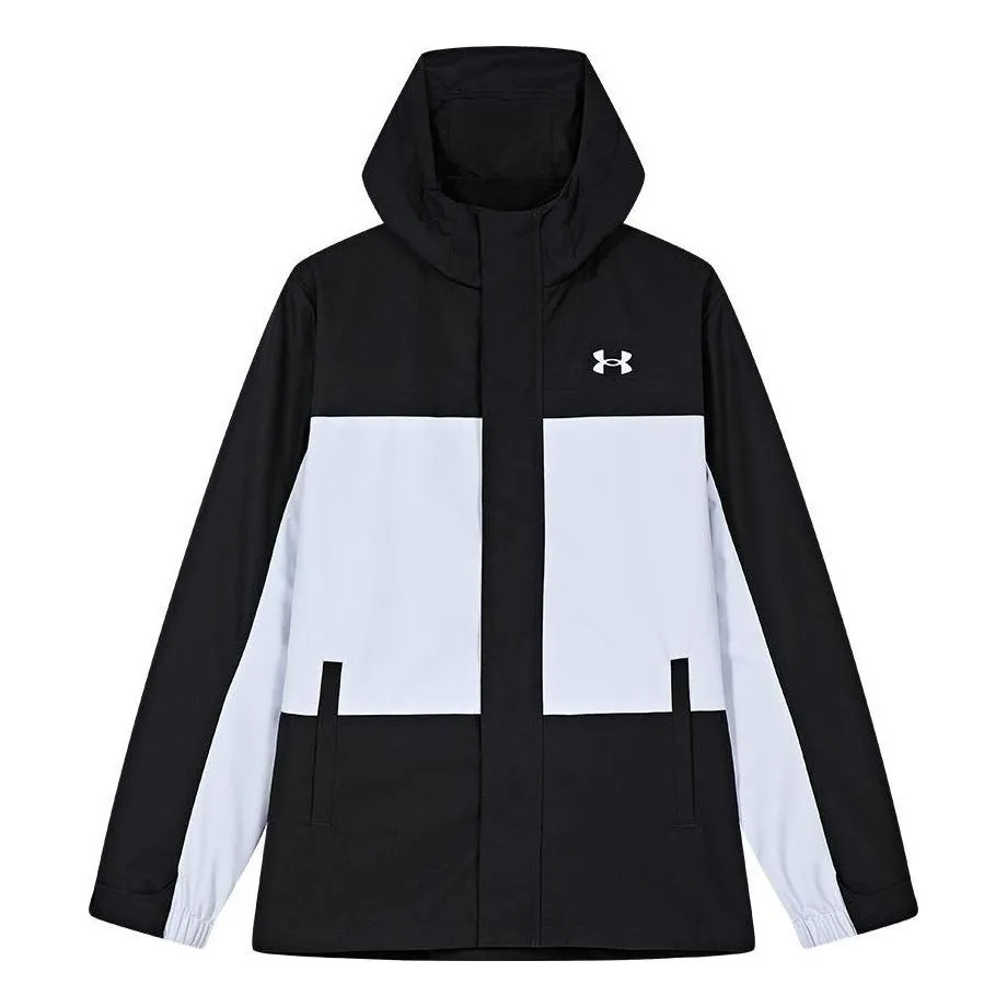 (GS) Under Armour 3-In-1 Jacket 'Black White' 224310603 sold by KicksCrew