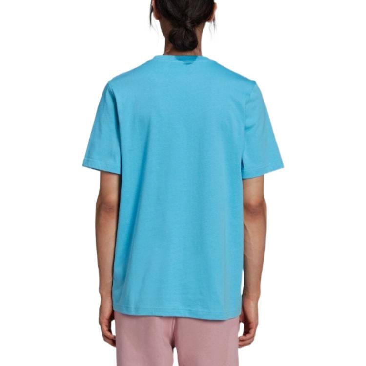 adidas originals Adicolor Classics Trefoil T-shirt 'App Sky Rush' HE9513 sold by KicksCrew product image thumbnail 3