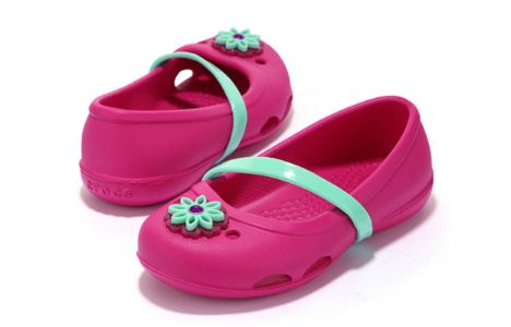 (GS) Crocs Lina Flats 'Pink' 205040-6X0 sold by KicksCrew