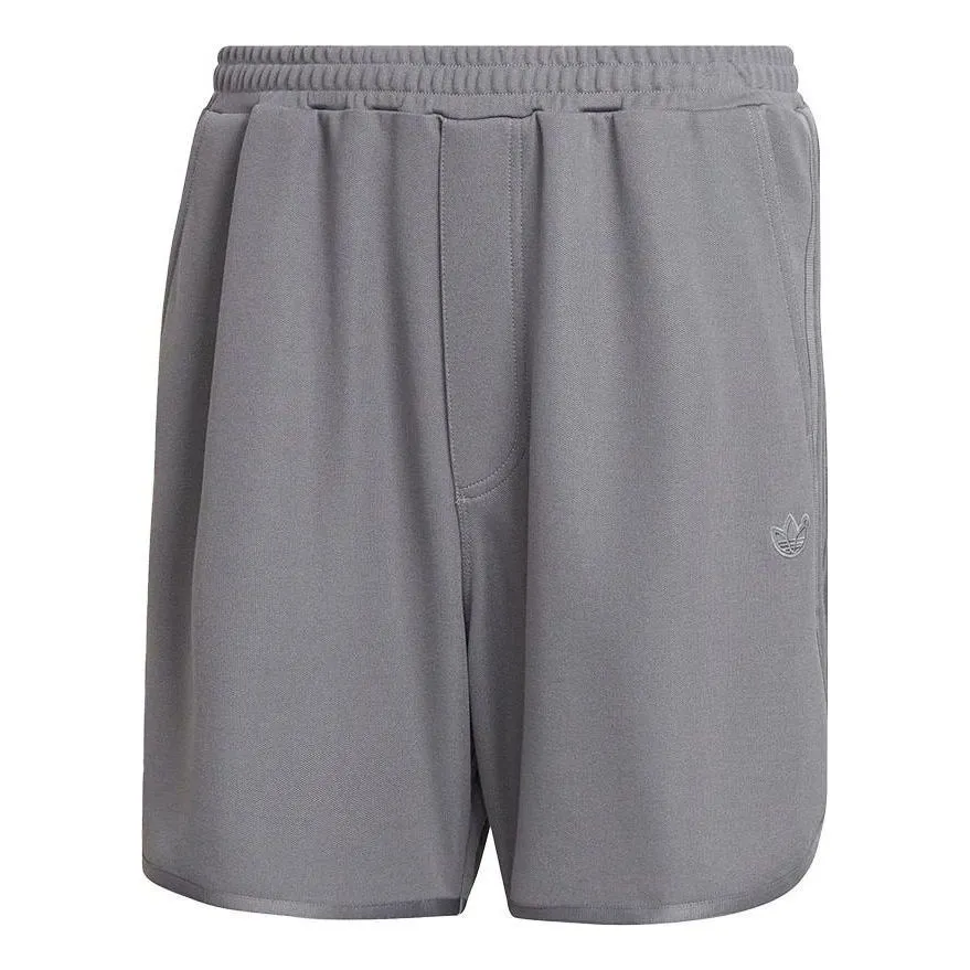 adidas Originals Trefoil Solid Athletic Shorts 'Grey' HR6946 sold by KicksCrew