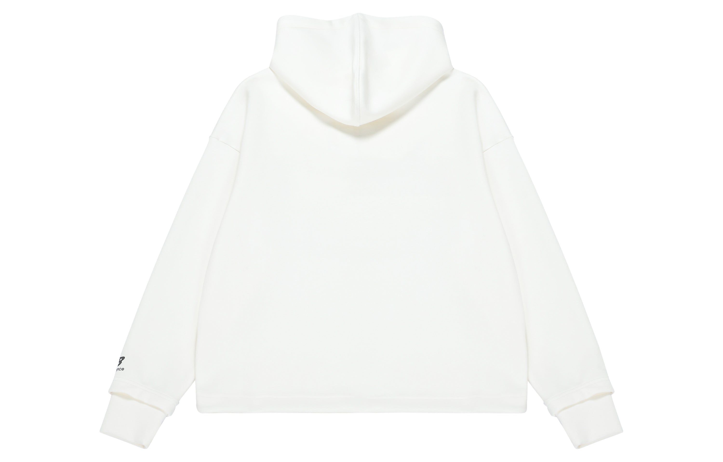 (WMNS) New Balance Casual Logo Hoodie 'White' 5CC39742-IV sold by KicksCrew product image thumbnail 2