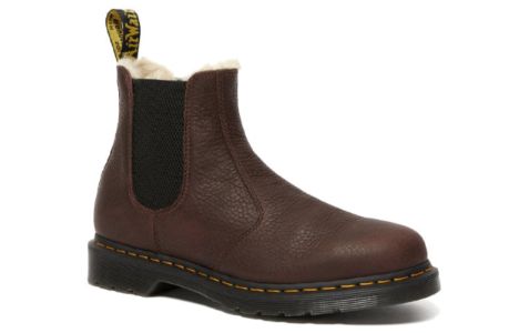 Dr. Martens 2976 Faux Fur Lined Chelsea Boots 'Cask' 26333257 sold by KicksCrew