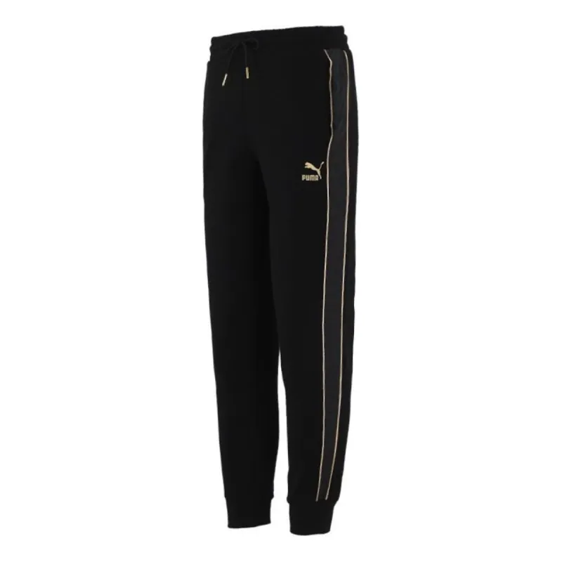 Puma Luxe Sweatpants 'Black' 534407-01 sold by KicksCrew