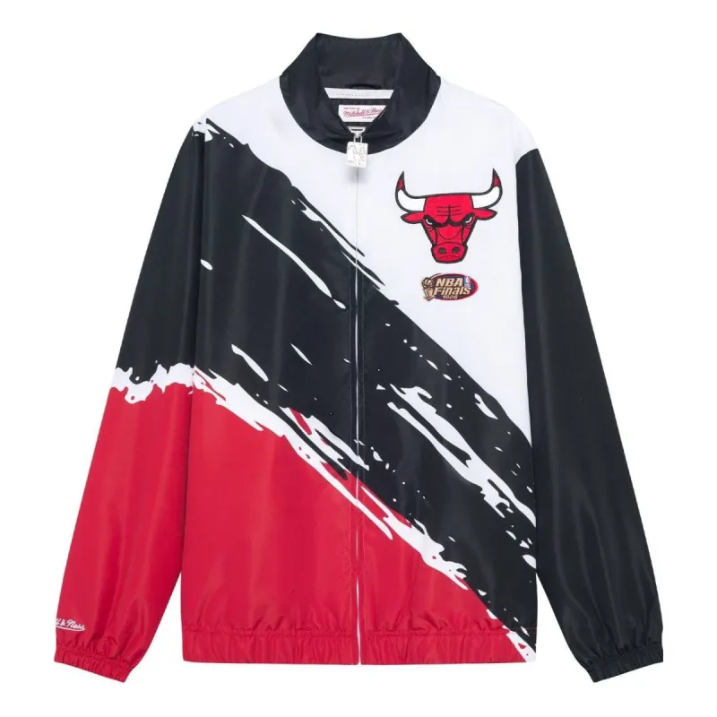 Mitchell & Ness x NBA Chicago Bulls Full-Zip Windbreaker Jacket 'Black' OJZP3414-CBUYYPPPMTWH sold by KicksCrew