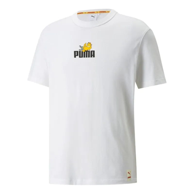 Puma x Garfield Graphic Tee 'White' 534433-02 sold by KicksCrew