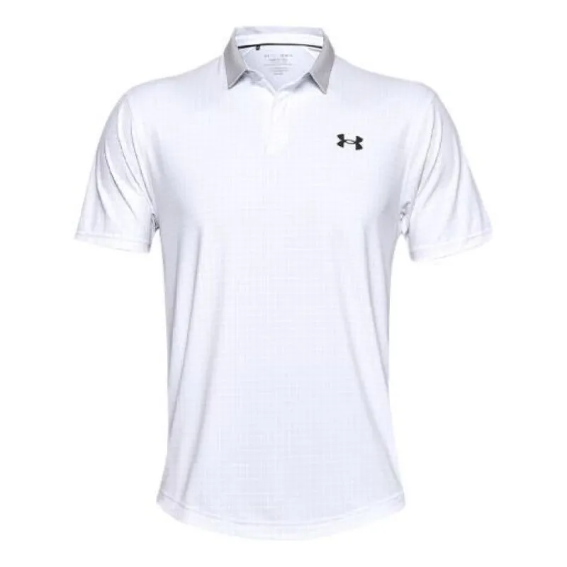 Under Armour Iso-Chill Grid Polo Shirt 'White' 1356650-100 sold by KicksCrew