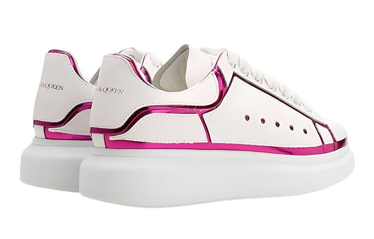 (WMNS) Alexander McQueen Trim Larry Oversized Trainers 'White Fuchsia' 708750WICGG9993 sold by KicksCrew product image thumbnail 3