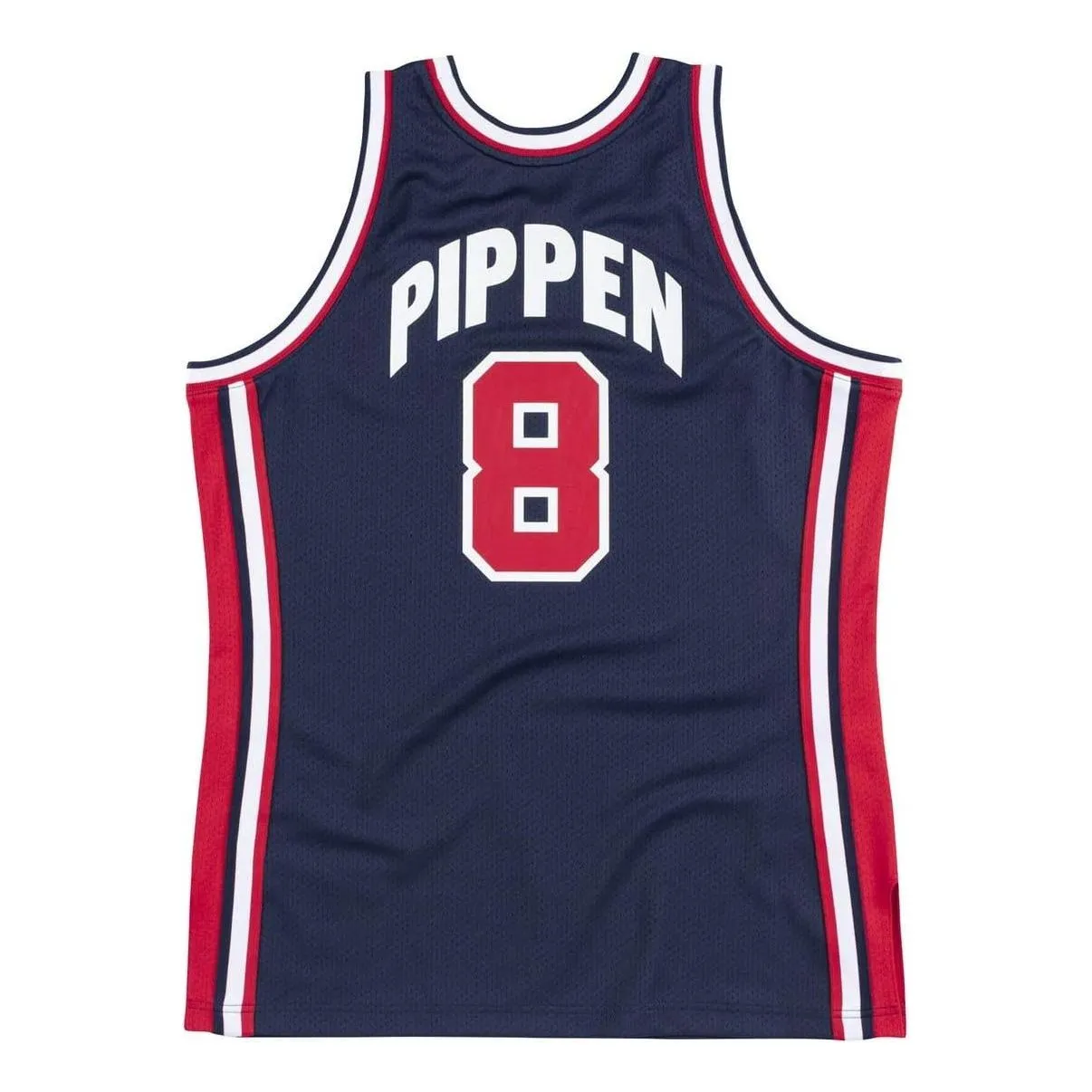 Mitchell & Ness Team USA 1992 Jerseys 'Scottie Pippen 8' AJY4CP18001-USANAVY92SPI sold by KicksCrew product image thumbnail 2