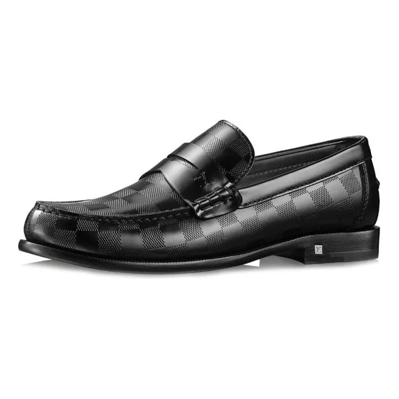LOUIS VUITTON LV Graduation Loafers 'Black' 1A1HZY sold by KicksCrew