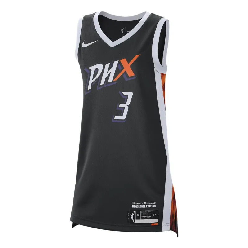 (WMNS) Nike Dri-FIT Diana Taurasi Mercury Rebel Edition WNBA Victory Jersey 'Black White' DC9601-010 sold by KicksCrew