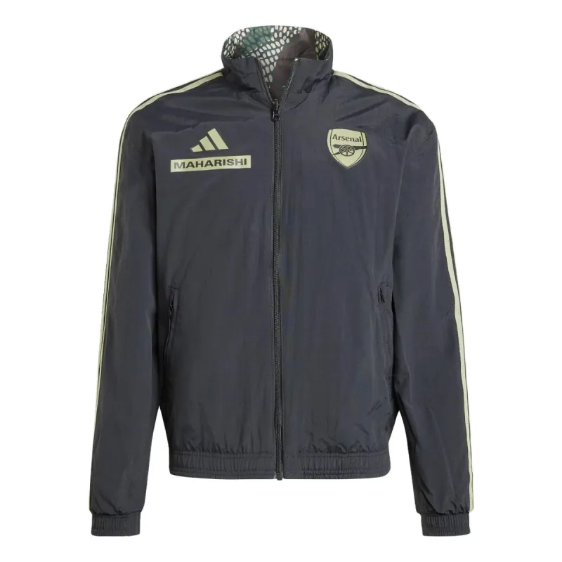adidas Arsenal x Maharishi Anthem Jacket 'Black' IN4749 sold by KicksCrew