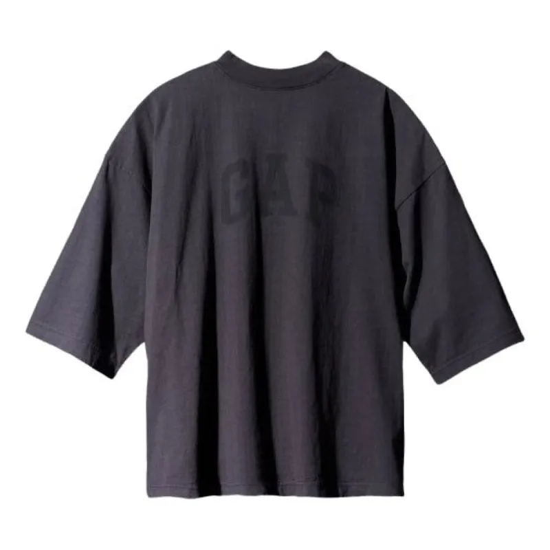 Yeezy Gap Engineered By Balenciaga SS22 Dove 3/4 Sleeve T-Shirt 'Black' 469669-01 sold by KicksCrew
