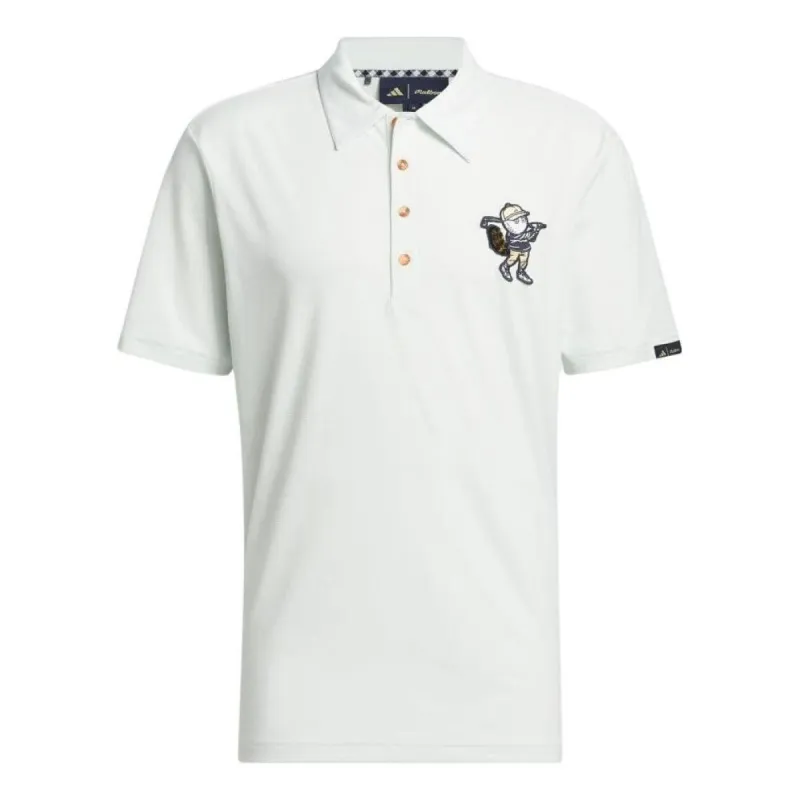 adidas x Malbon Polo Shirt 'Crystal Jade' IN7570 sold by KicksCrew