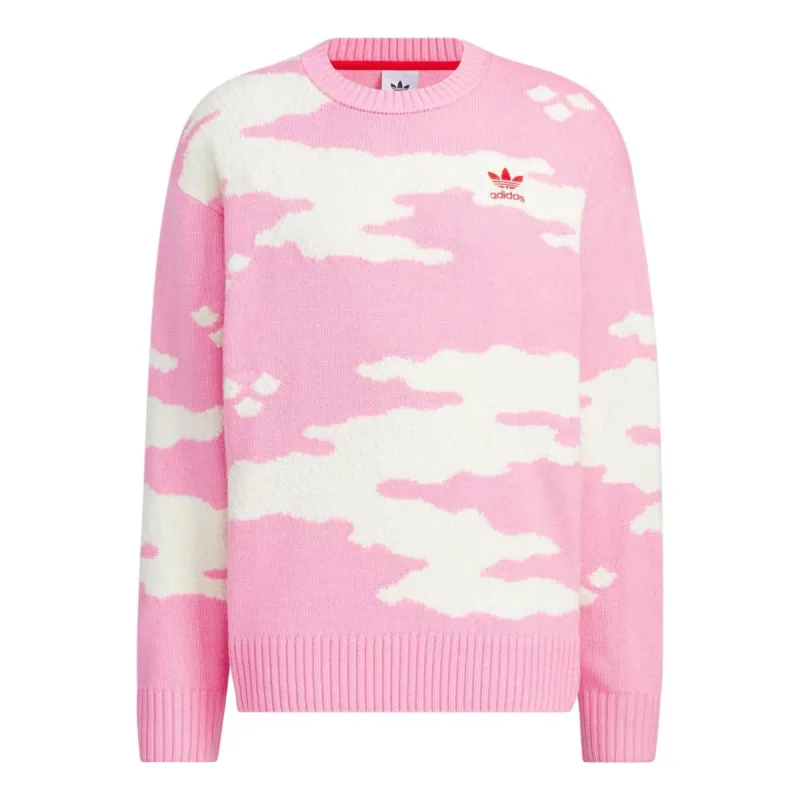 adidas Originals Sweater 'Pink White' JE9188 sold by KicksCrew