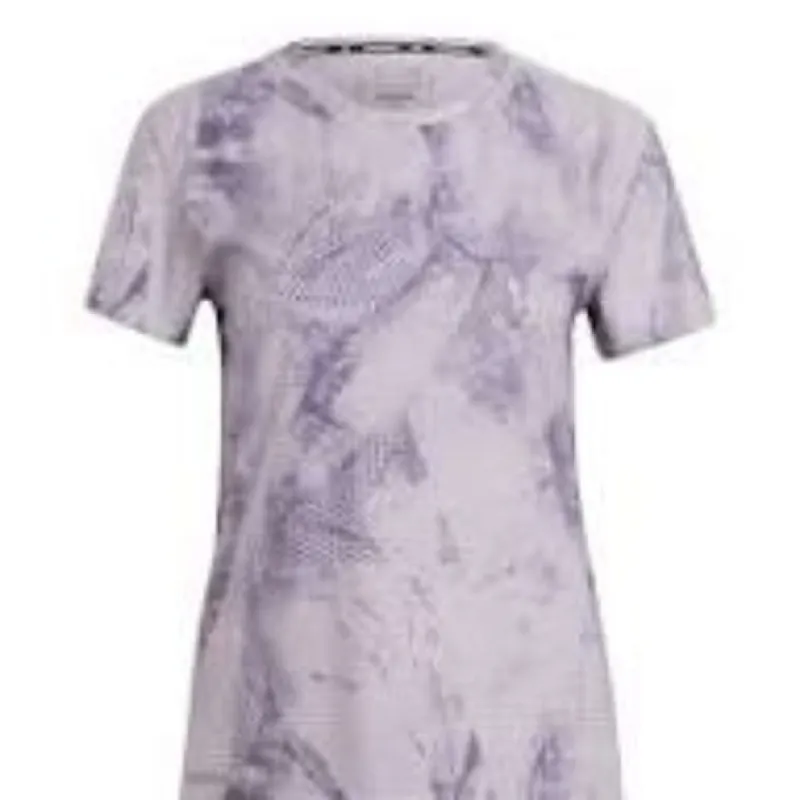 (WMNS) adidas Ultimateadidas Allover Print T-Shirt Asia Sizing 'Purple' IL7177 sold by KicksCrew