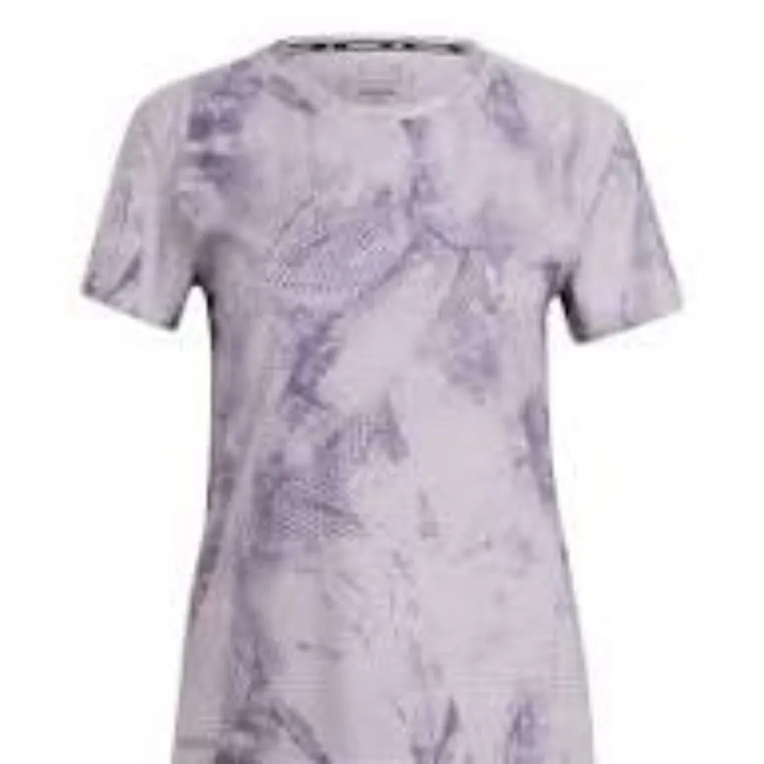 (WMNS) adidas Ultimateadidas Allover Print T-Shirt Asia Sizing 'Purple' IL7177 sold by KicksCrew