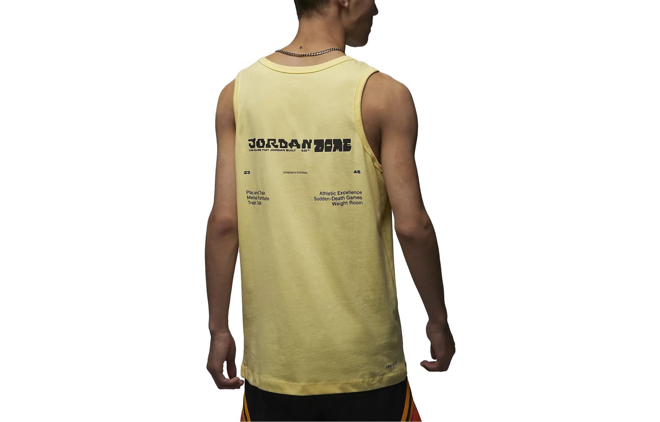 Air Jordan Dri-FIT Tank 'Yellow' DX9606-706 sold by KicksCrew product image thumbnail 4