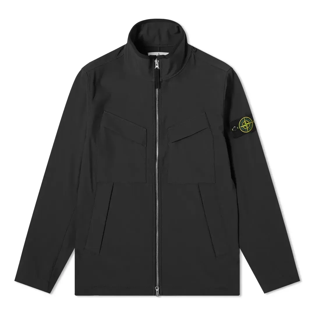 STONE ISLAND Soft Shell-R Jacket 'Black' 741540827-V0029 sold by KicksCrew