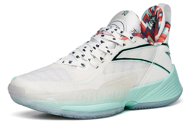 ANTA Light Crazy 3 'White Blue Mint' 112221608-5 sold by KicksCrew product image thumbnail 2