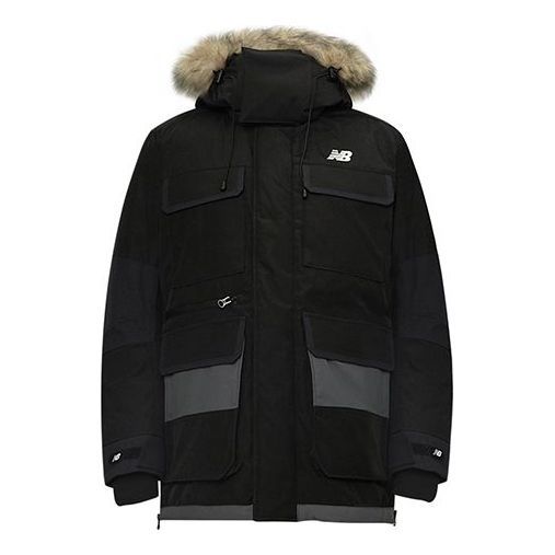 New Balance Lifestyle Cargo Parka Jacket 'Black' NP943051-BK sold by KicksCrew